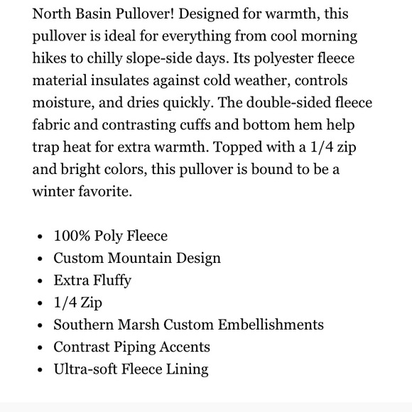 Southern Marsh North Basin Pullover in Navy & French Blue L - Picture 2 of 11